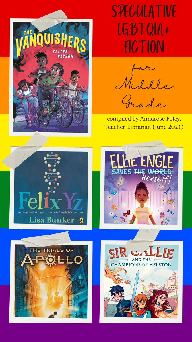 Annarose Foley (@boyntonlibrary) on Twitter photo Ms. Foley Recommends... Speculative LGBTQIA+ Fiction for Middle Grade! #bookstagram #librarylife #bookrecs #weneeddiversebooks #readwithpride #lgbtqia #queerbooks ๐ณ๏ธโ๐ <a href="/KalynnBayron/">Kalynn bayron</a> <a href="/byleahjohnson/">Leah Johnson</a> <a href="/rickriordan/">Rick Riordan</a> @EsmeSymesSmith Ms. Foley Recommends... Speculative LGBTQIA+ Fiction for Middle Grade! #bookstagram #librarylife #bookrecs #weneeddiversebooks #readwithpride #lgbtqia #queerbooks ๐ณ๏ธโ๐ <a href="/KalynnBayron/">Kalynn bayron</a> <a href="/byleahjohnson/">Leah Johnson</a> <a href="/rickriordan/">Rick Riordan</a> @EsmeSymesSmith