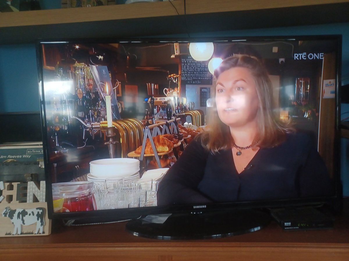 Emilene from Merrys speaking of the wonderful Memory Cafe as part Dementia Inclusive Dungarvan