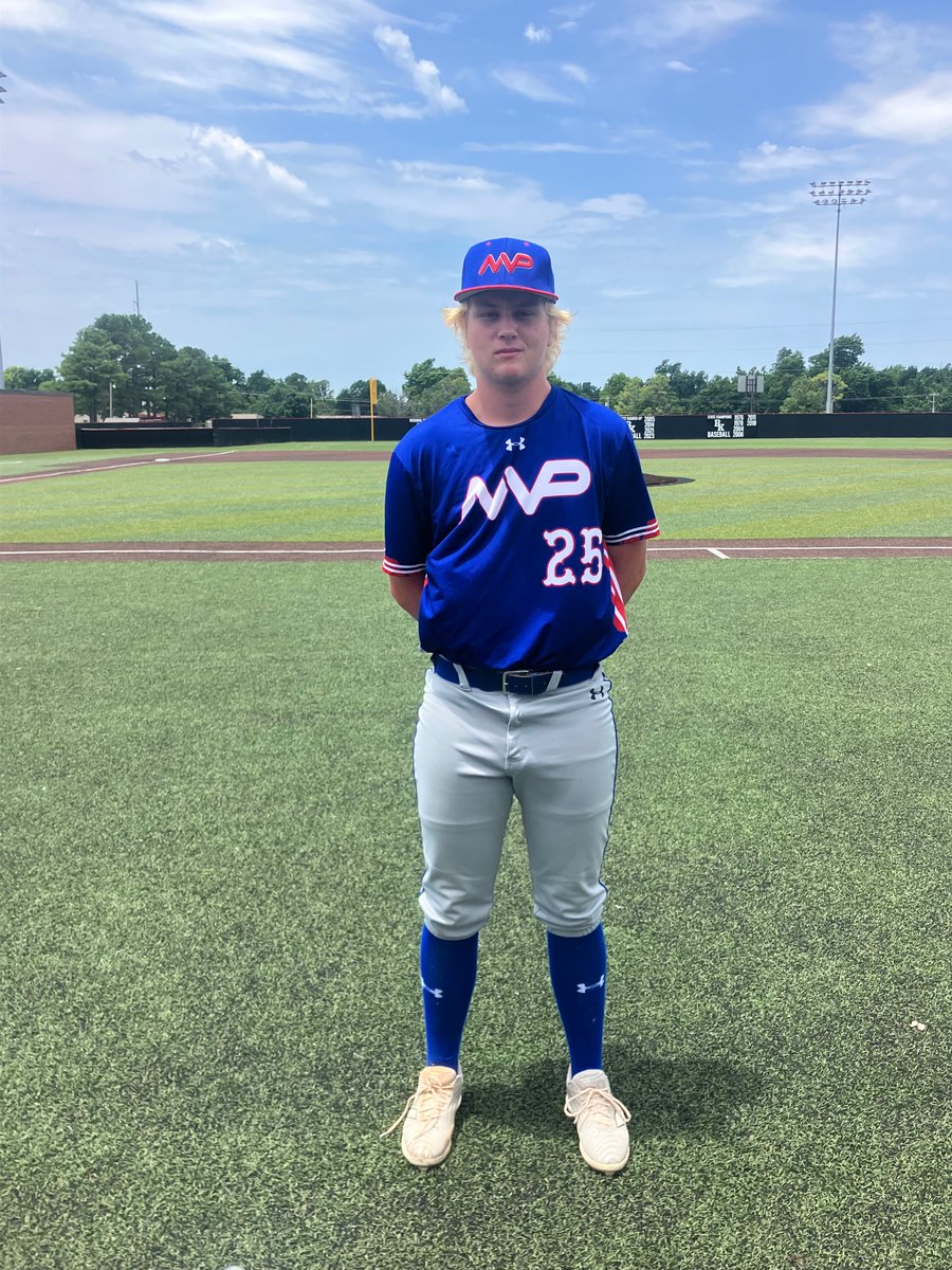 FiveToolOK's tweet photo. F: @MVPBaseballOK 15U Blue 8, Mavs Baseball 0
PoG: @cward2027 5 IP, 5K, H, 0 ER https://t.co/fqupA4DHpq