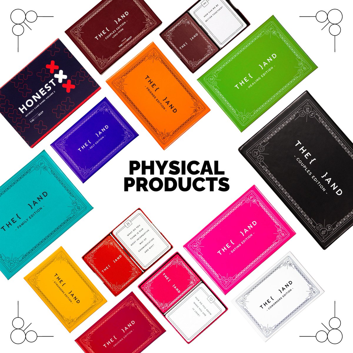 How about changing the world one conversation at a time? Have deeper, unique conversations with the people in your life with {THE AND} Card Games, an experience from The Skin Deep.

Available in multiple languages at theskindeep.com/shop

#cardgame #theand #theskindeep #games