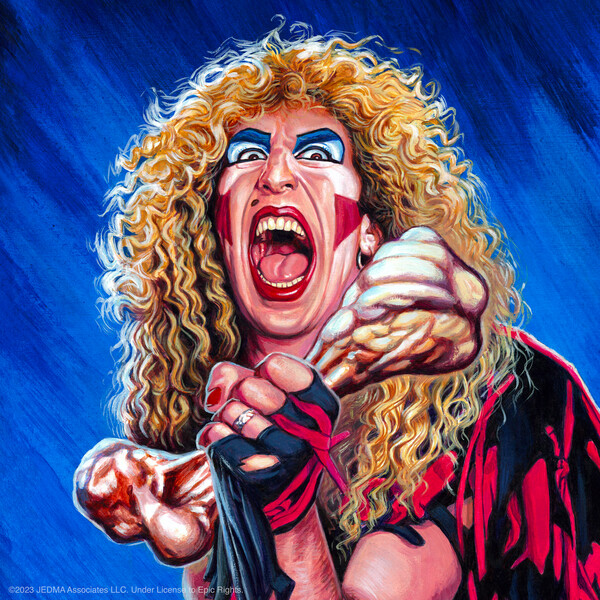 super7store's tweet photo. Inspired by the cover art from the band’s 1984 album Stay Hungry, this 3.75” scale Twisted Sister ReAction Figure of Dee Snider features the iconic frontman in his black and pink outfit, and comes with bloody bone accessory.  Shop now on https://t.co/4d9kFA3bDt! #Super7 https://t.co/QwH7YqetIQ