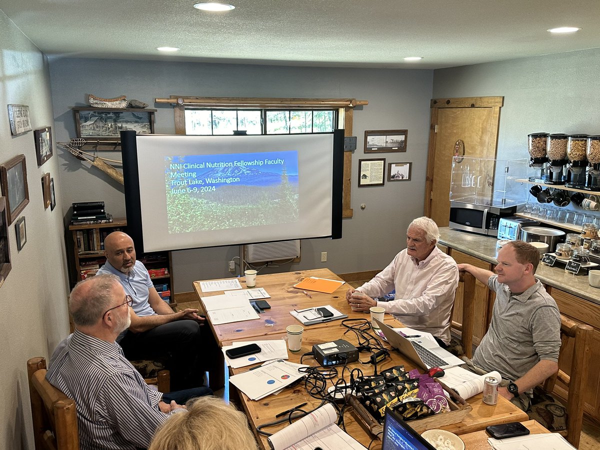 World class discussions about clinical nutrition during our NNI faculty meeting. I learn something about nutrition when we get together!