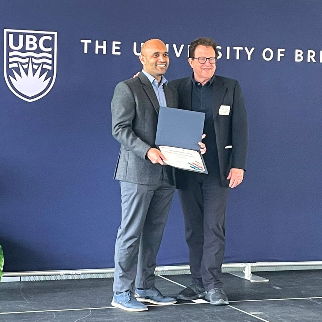 UBCBioProducts's tweet photo. πHuge applause for Vikramaditya Yadav, awarded the #UBC #Killam Accelerator Research Fellowships for early-career excellence at the @UBC Faculty Research #AwardsCeremony on June 3rd! ππ Also, a big congratulations to Feng Jiang(@Sus_Funct_Bio), who received the UBC Killam Research Prizes, though he missed the ceremony. π
π The 2023 #UBC #Faculty #Research #Awards spotlight their exceptional #achievements and #dedication to advancing their fields. Find more: https://t.co/qX0bjN6uK0
#BPI #BioProducts #ResearchExcellence #BestResearchers #Sustainability #Bioeconomy