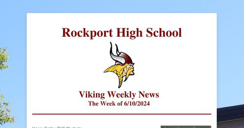 Rockport High School tweet media