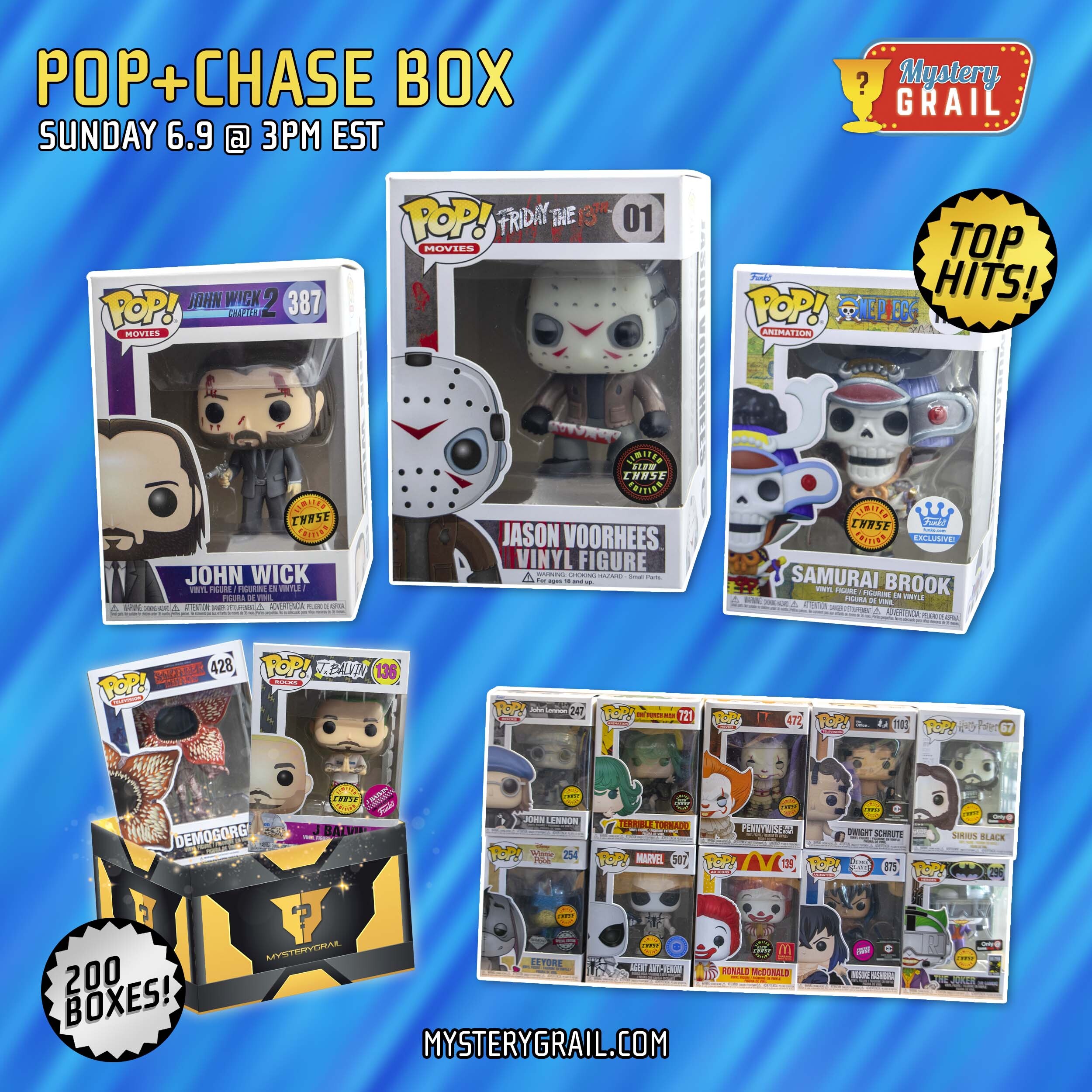 Funko pop mystery box grail discount