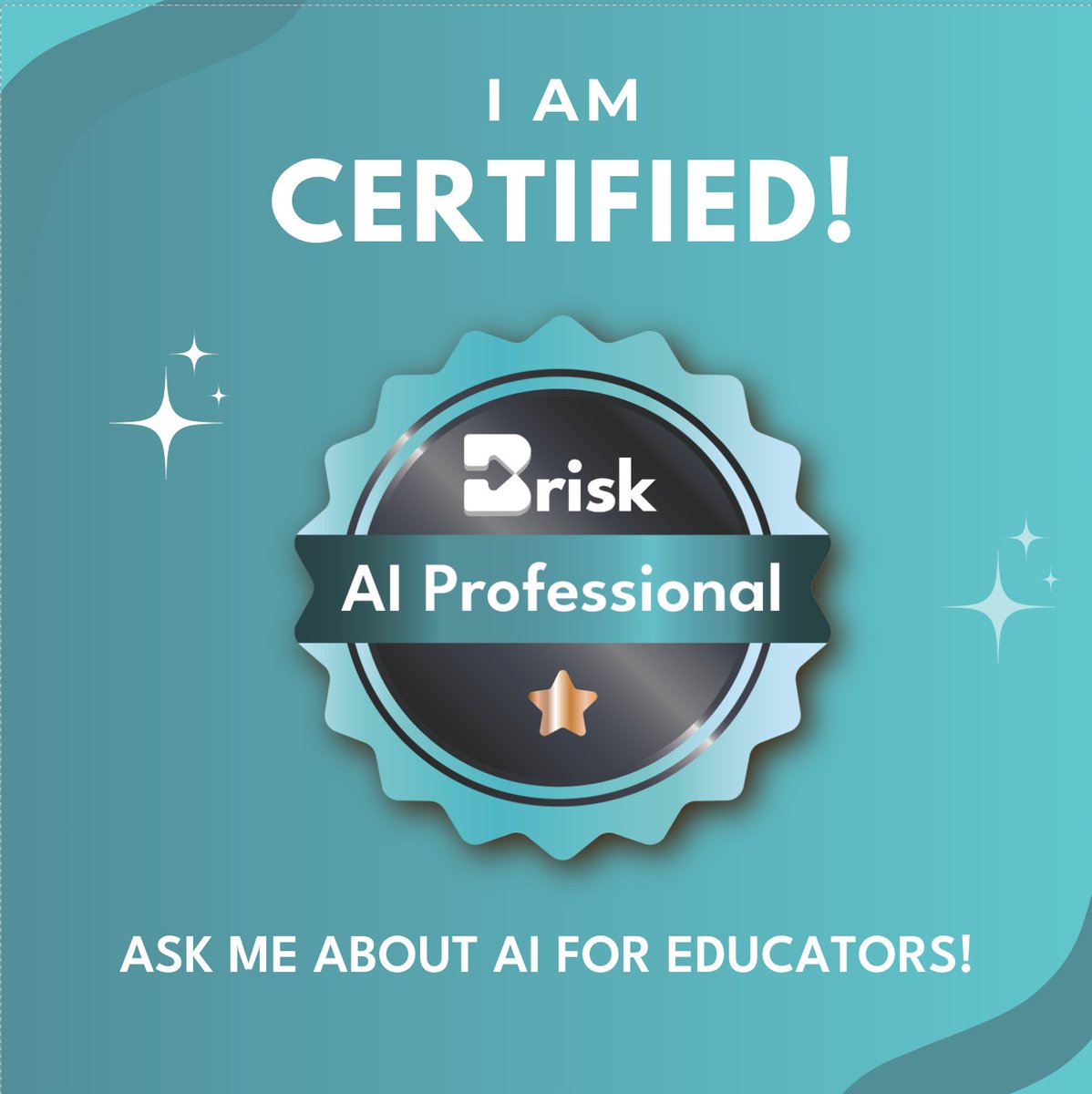 I'm officially a Brisk Teaching AI Professional! Brisk is a game changer in teaching. Make sure to check it out! <a href="/GulliverPrep_/">Gulliver Preparatory School</a> <a href="/briskteaching/">Brisk Teaching</a>  #aitoolsforteachers
