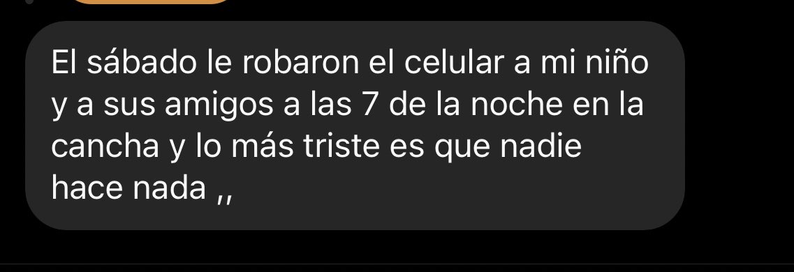 Los habitantes de Belén Rincón están cansados de los robos alrededor del polideportivo de La Cancha, pedimos a la <a href="/AlcaldiadeMed/">Alcaldía de Medellín</a> <a href="/INDERMEDELLIN/">Inder Medellín</a> y <a href="/PoliciaMedellin/">Policía Metropolitana del Valle de Aburrá</a> un mayor acompañamiento para quienes utilizan este espacio tan importante para toda la comuna 16 - Belén.