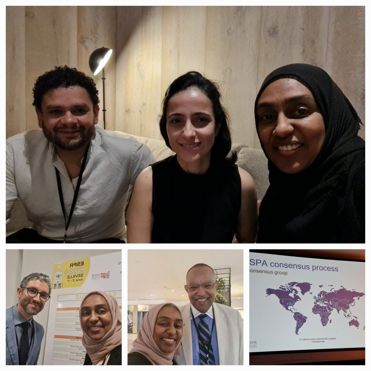 AmalSalehNour's tweet photo. Excellent @ESPRSociety meeting #ESPR2024 Sevilla, Spain. Thank you, @ACOffiah and Pablo, for inviting me to speak. As always, an opportunity to catch up with dear friends @FeliceDArco @KassaDarge @oterocobo and new ones, Sara. https://t.co/FinxBcm1UM