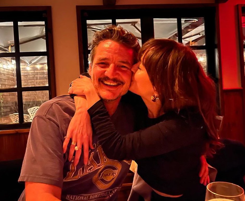 Pedro Pascal and Dakota Johnson in newly shared picture.