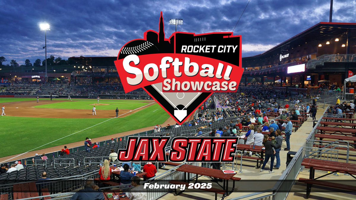 𝑷𝑳𝑨𝒀 𝑩𝑨𝑳𝑳!

Jax State will play in the inaugural Rocket City Softball Showcase at the home of the <a href="/trashpandas/">Rocket City Trash Pandas</a> in Madison, Ala., opening the 2025 season against Alabama, James Madison, Auburn and others!