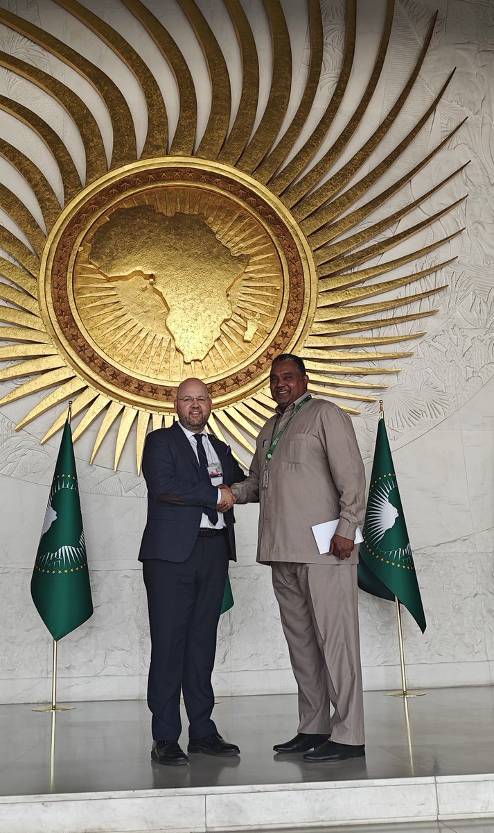 RWI_Nairobi's tweet photo. Great discussions today! @RWallenbergInst Executive Director Peter Lundberg @Plundber met with @AmbSalahHammad @AUC_PAPS to strengthen RWI-AUC cooperation. They explored past, present, and future collaborations. Exciting times ahead! #HumanRights #AUC #RWI_Africa https://t.co/4mhd6rCnRM