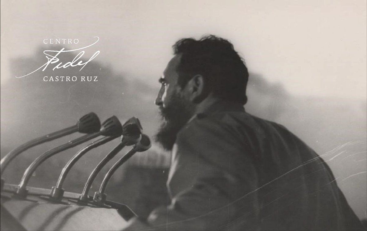 #Fidel:"Sembremos ideas, y todas las armas que esta civilización bárbara ha creado sobrarán; sembremos ideas, y la destrucción irremediable de nuestro medio natural de vida podrá impedirse". #FidelVive