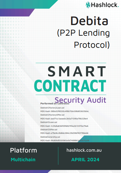 Hashlock_'s tweet image. 📢 Audit Update 📢

#⃣ We've successfully completed a comprehensive audit for @DebitaFinance, incubated by Sonic Labs, the grants program from the @FantomFDN !

Proud to support their commitment to security and transparency in the blockchain space. 🚀

#Hashlock #Cybersecurity