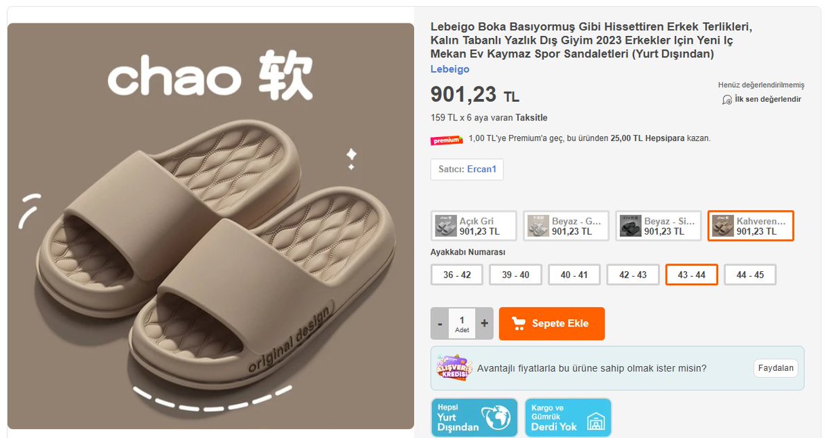 Tam aradığım "boka basma" hissini veren terliği nihayet buldum!