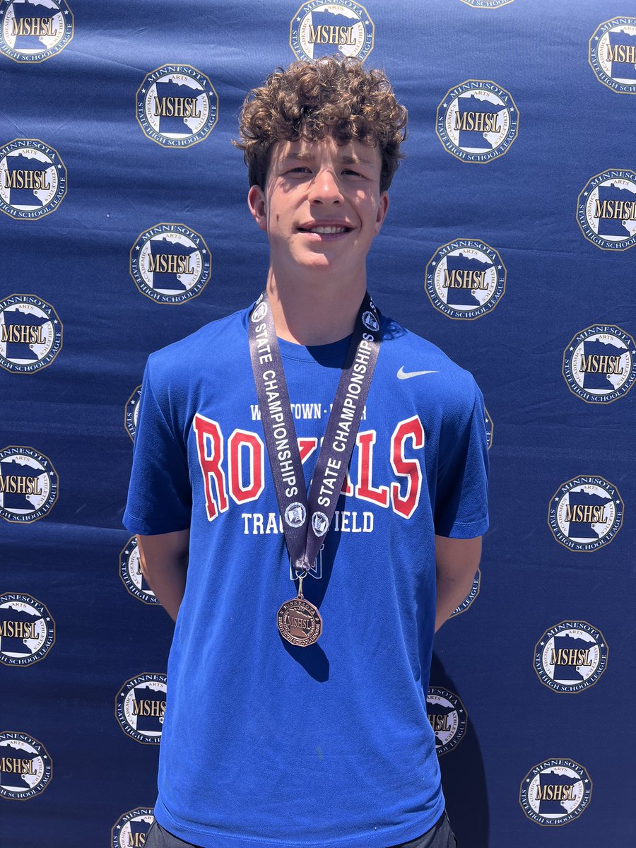 Watertown-Mayer Track & Field (@wmtrack_field) on Twitter photo Micah Schmidt <a href="/Schmidt_Micah21/">Micah Schmidt</a> at MSHSL Track & Field Meet jumped from first flight to 8th place in the boys triple jump with a PR of 43-11.50 ft!!! <a href="/MSHSL/">Minnesota State High School League</a> <a href="/WMRoyalsAD/">W-M Activities</a> #statehardware #goROYALS 💙👑❤️ Micah Schmidt <a href="/Schmidt_Micah21/">Micah Schmidt</a> at MSHSL Track & Field Meet jumped from first flight to 8th place in the boys triple jump with a PR of 43-11.50 ft!!! <a href="/MSHSL/">Minnesota State High School League</a> <a href="/WMRoyalsAD/">W-M Activities</a> #statehardware #goROYALS 💙👑❤️