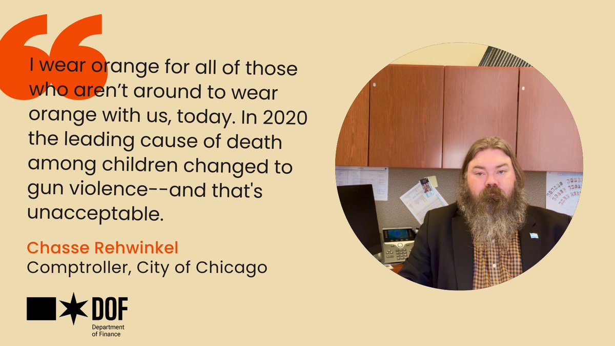 ChicagoDOF's tweet image. It’s Gun Violence Awareness Day! 
DOF and the City’s entire fiscal team stand together in solidarity by wearing orange. We honor the lives lost to gun violence. Join the effort towards a Safe Chicago for All! Visit Chicago.gov/allsafe #AllSafeChi @ChicagosMayor @ChiCommSafety