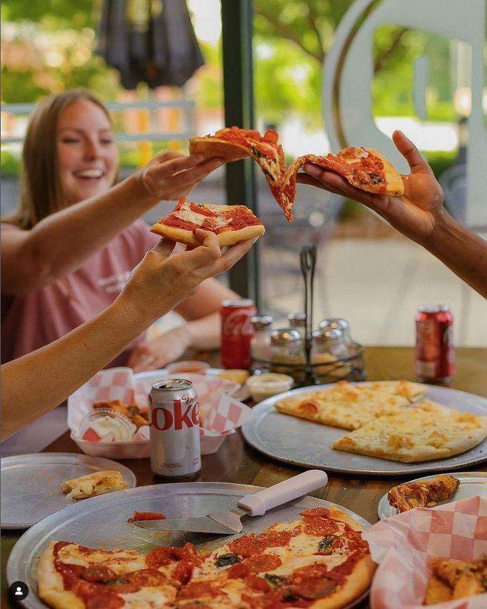 JohnnysPizzaNC's tweet photo. Summer is here! Bring your friends and have a pizza party! Weโve got you covered at Johnnyโs Pizza! ๐ ๐
#Johnnyspizzanc #johnnyspizza #pizza #hungry #pizzatime #local #onthetable #raleigheats #caryeats #eatingforinsta #dailypizza #pizzalover #pizzaisbae #pizzagram #pizzaria https://t.co/NltGMKKbnz