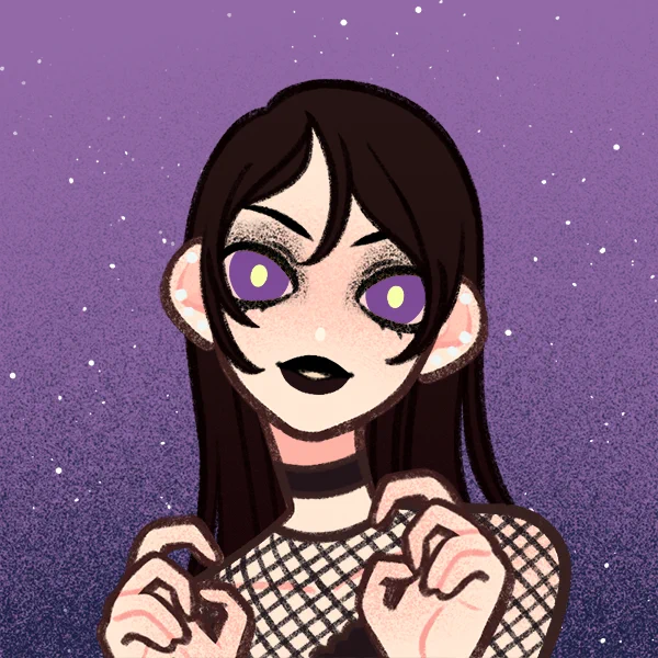 ive been revisiting this gothic tween vampire romance novel series that I used to read in middle school. it's called Vampire Kisses and I'm p sure the fandom is like... me and two other people at best. anyway made some picrews of the characters 