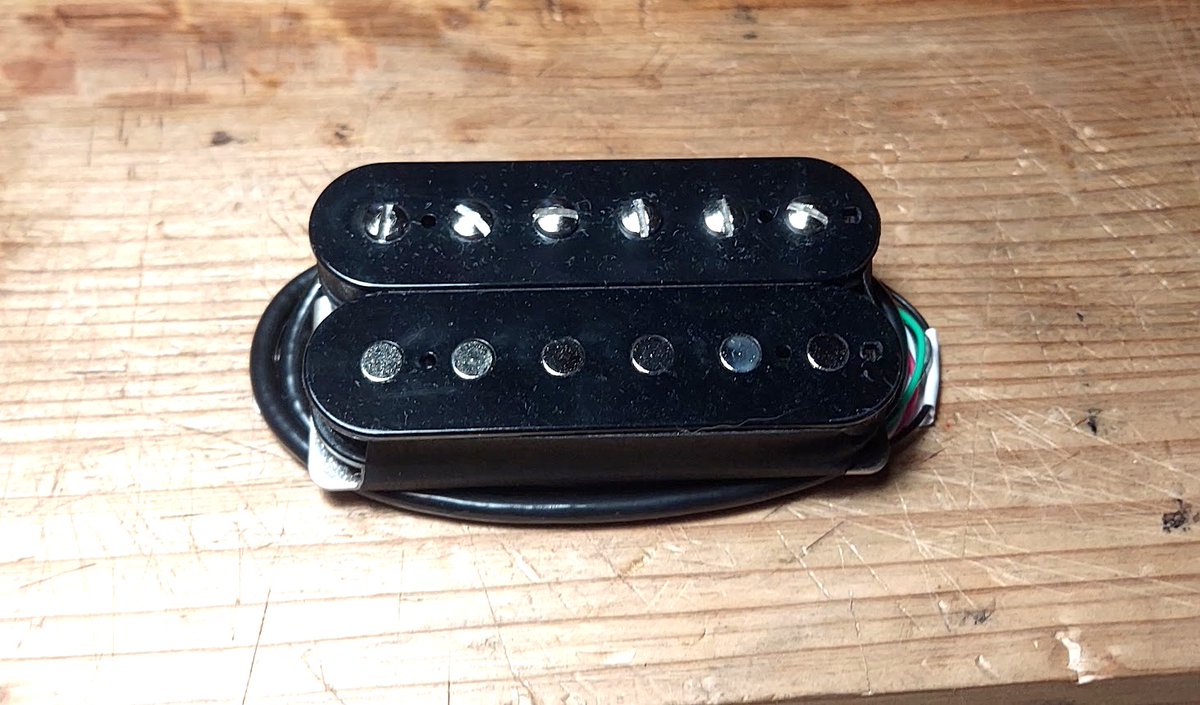 einunikohada666's tweet photo. Custom Humbucker 4 conductor

「フル・ハム・サイズでミニ・ハム・トーン のPUを」とのご依頼。
大変気に入っていただきました～。(^^)

#humbucker
#minihumbucker
#custompickups https://t.co/HkGM5q1OYj