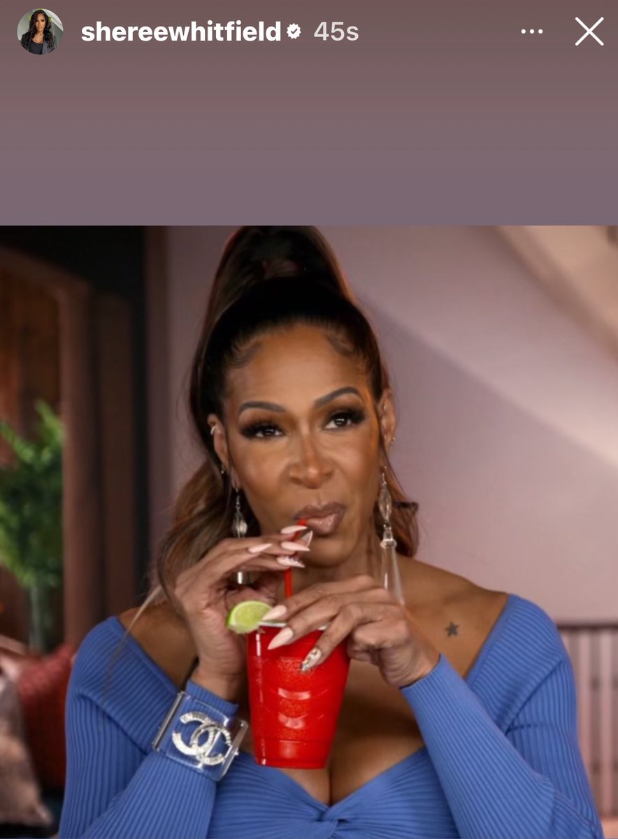 TheRhoaTalk's tweet photo. Sheree with a story post! #RHOA https://t.co/Kv0ikVE8Bh