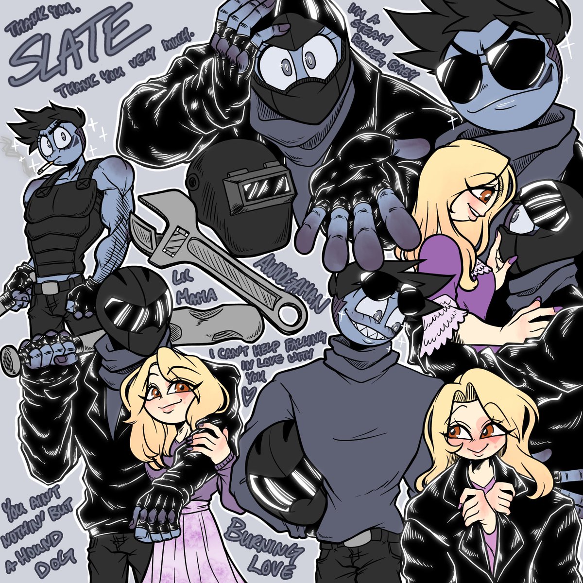 ObsessDreamHope's tweet photo. Awoogaman "Slate" Ft. Connie (@simplikethewind)
Slate will be added in the updated version of #NALSDemo
He's an Elvis wannabe with severe anger issues.
#AwoogamanAU #AwoogamanSlate https://t.co/gKwEetYBNN
