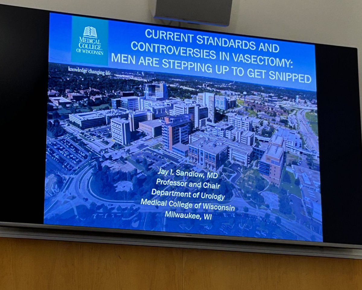 JMorrison_MD's tweet photo. True pleasure to have Dr. Jay Sandlow  @Jayman0827 as Visiting Professor here at @CU_Urology !

Valuable insights on vasectomy tips, trends and potential future reversible male contraceptive options!

@SSMR_malefactor @AmerUrological @CUDeptSurg https://t.co/W4DRlSzbYL