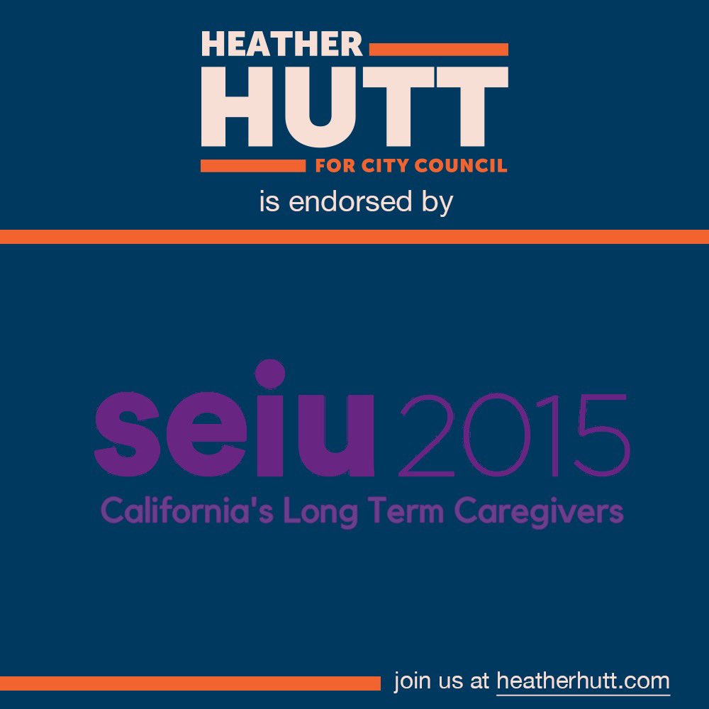 I am honored to have the endorsement of SEIU LOCAL 2015 !