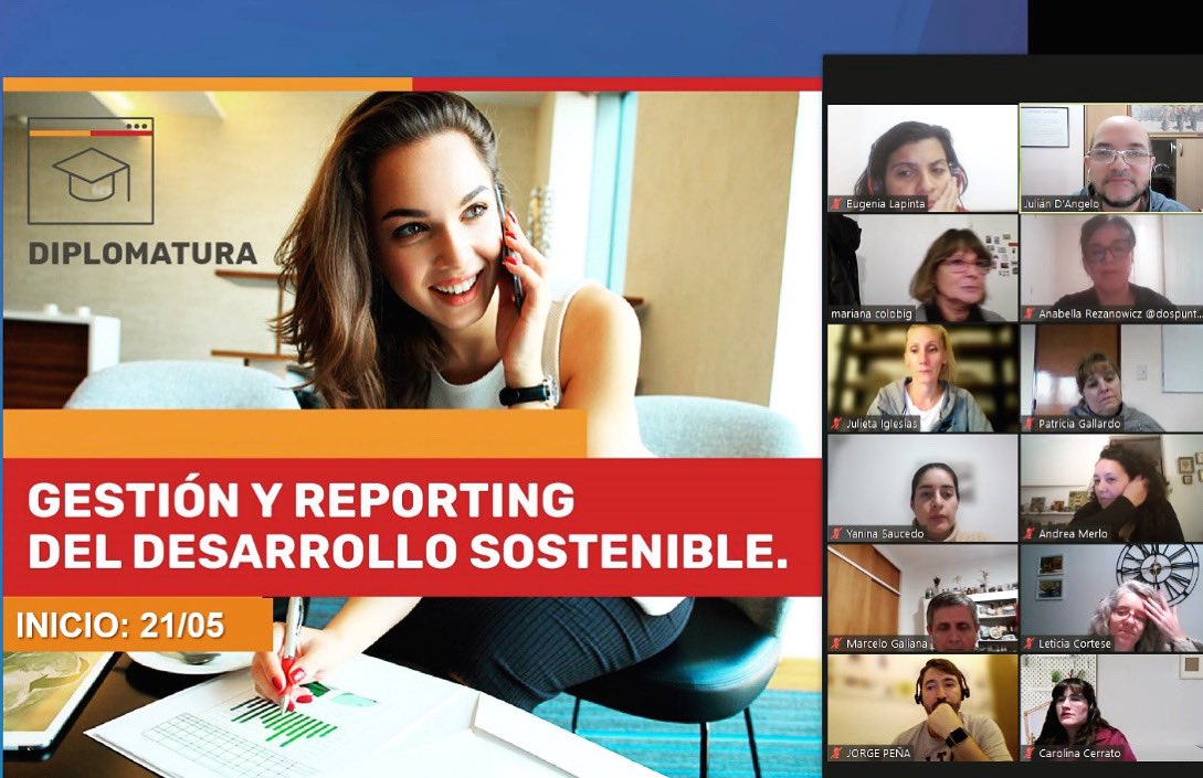 julian_dangelo's tweet photo. Feliz con el dictado de la cuarta edición de la Diplomatura en Gestión y Reporting del Desarrollo Sostenible ♻️ del @ConsejoCABA que iniciamos hace 15 días, y dirijo junto a la Dra. @inesfronti 
Muchas expectativas con esta nueva cohorte! 💪
#desarrollosostenible #sustentabilidad https://t.co/wWI62Itc2p