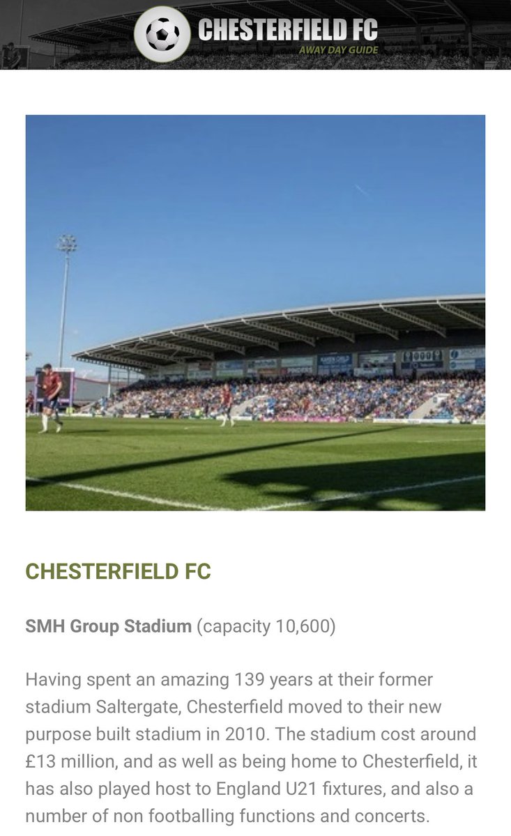 awaygamesinfo's tweet photo. We’ve now updated our site https://t.co/ezxjgnNPpw for the 2024/25 season. 

The leagues reflect all of last season’s promotions and relegations and we now have new guides for League 2’s newest arrivals Chesterfield and Bromley. #awaydays https://t.co/9Z836PQ442