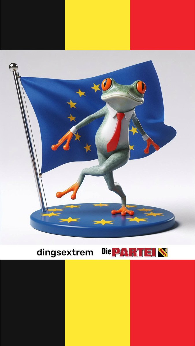 #Europawahl24 #Frog #DiePARTEI #frosch #Europa #EuropeanParliament