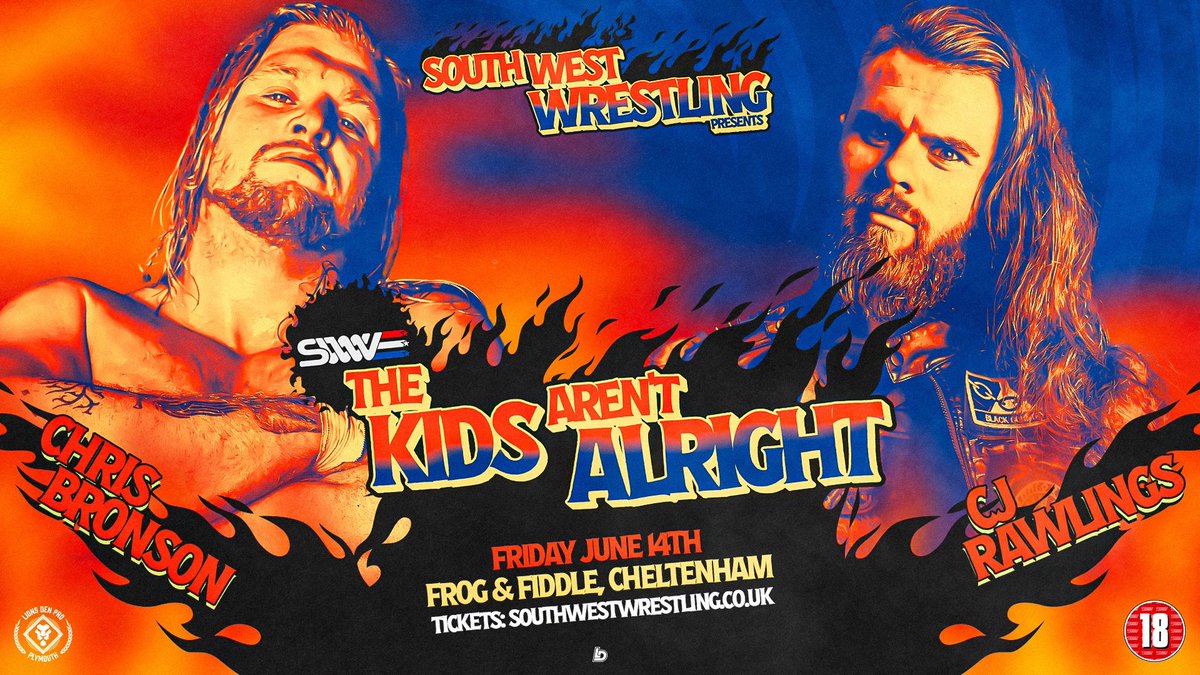 swwwrestling's tweet photo. 🔥MATCH ANNOUNCEMENT🔥
Former SWW Heavyweight Champion @Chris__Bronson will face a returning CJ Rawlings!
🗓️ Friday June 14th
📍 @FrogAndFiddle Cheltenham
🎟 https://t.co/VHBE9AeV6s
STRICTLY 18+ EVENT
#sww #wrestling #events #cheltenham #frogandfiddle https://t.co/oJnuJxTI6o