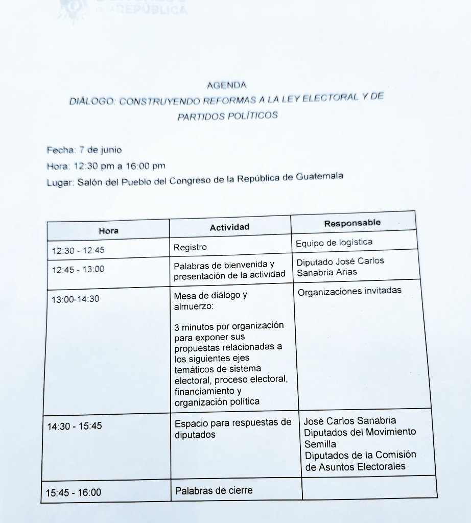 LineasFrescas's tweet image. La agenda de discusión de reformas a la #LEPP en el @CongresoGuate @CIENgt 
@AtlasNetwork