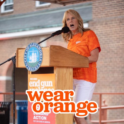 As a <a href="/MomsDemand/">Moms Demand Action</a> volunteer and a mental health professional, I #WearOrange today for the 44k children and adults who die from gun violence each year, twice as many who survive, and the trauma this preventable epidemic of violence leaves behind. We MUST do better!