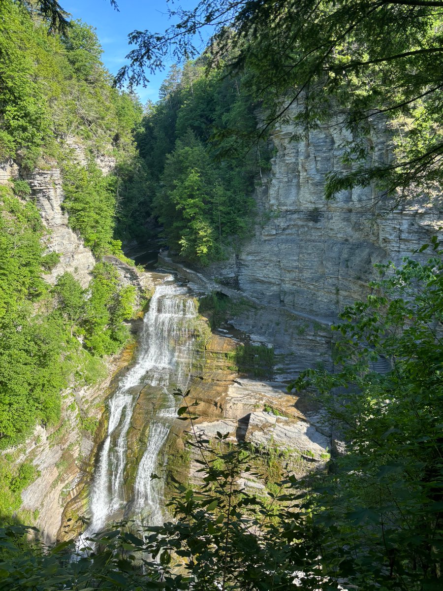 Thumaize's tweet image. Finished the Cayuga Trail Ultramarathon 50km/33 miles, 6000 ft. Beautiful course, magnificent waterfalls and brutal inclines. The best way to warm up for the field season. Many thanks to @Margare41291282  for pro tips!!!