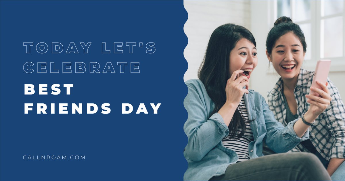 CallnRoam's tweet photo. They are the friends you can call up at any time of the day, laugh with for no reason at all, and confide in. Call them today and remind them
Learn more at https://t.co/TsEDQEvHOI
#CallnRoam #MissingHome #ImmigrationNation #ConnectingTheWorld https://t.co/2EcOuEUUQV