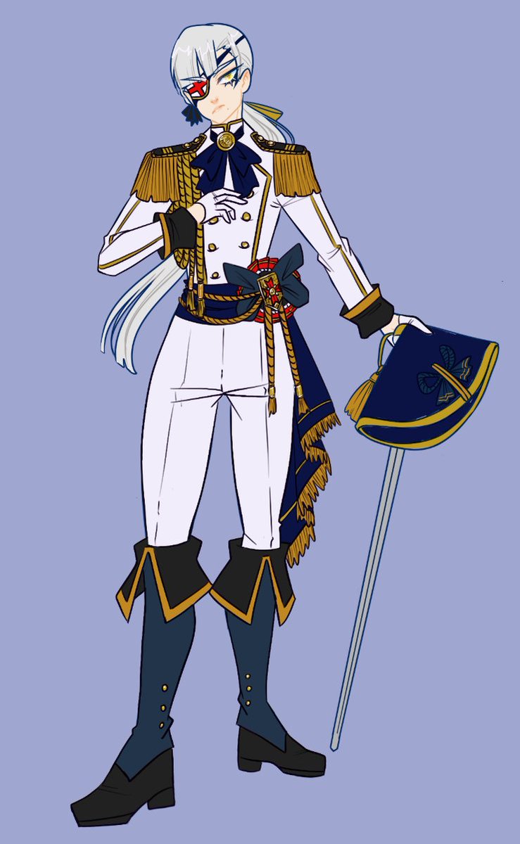 spookyhobbit's tweet photo. It's ✨depression✨ time so I'm posting to try to get some serotonin lol

This is my fanservant Lord Nelson ! 1st &amp; 2nd ascensions https://t.co/KscjSLXJTA