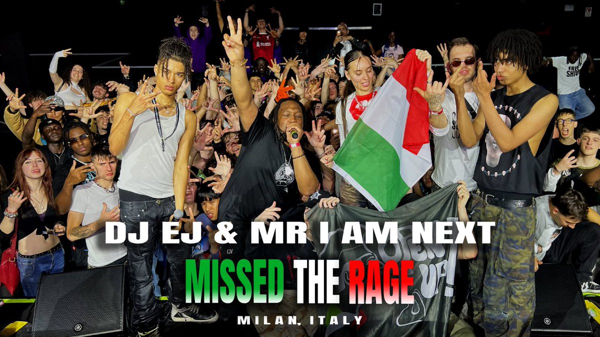 DJEJ__'s tweet photo. Missed The Rage: Milan

For context this was my first time running my own show overseas. 
Everything was funded &amp; promoted by myself.

Has to be one of the craziest achievements to date. 

High risk, High Reward

Thankyou for the love Milan🇮🇹❤️ https://t.co/y4CcHZzPMS