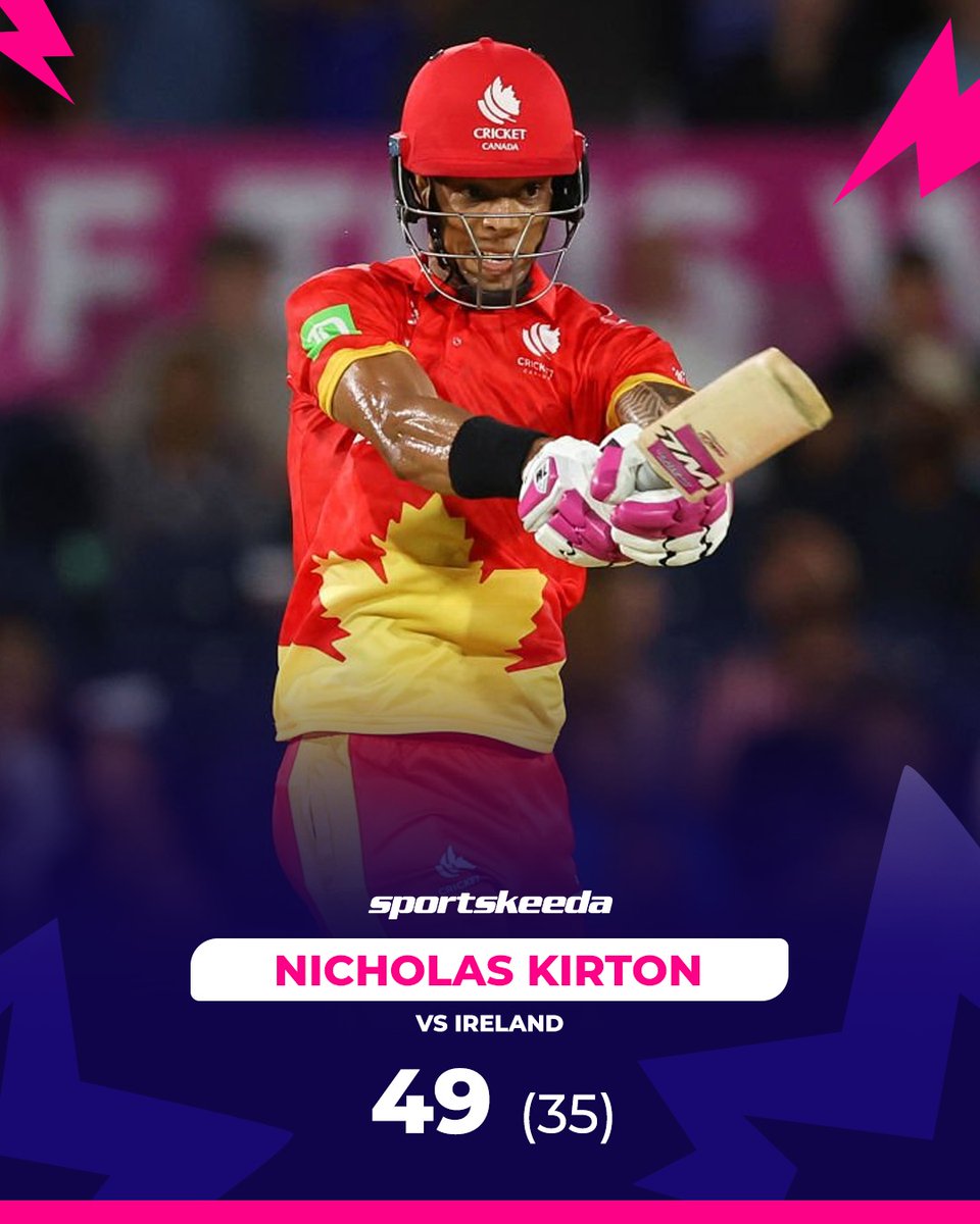 nishantdravid73's tweet photo. #T20WC2024 13th Match 🏆

Group A - #Canada beat #Ireland by 12 Runs 🏏

#CAN 🇨🇦 - 137/7, #IRE 🇮🇪 - 125/7

Player of the Match - #NicholasKirton (35 Balls 49)

#T20WorldCup #CANvIRE #CANvsIRE #T20WC #T20 #T20WC2024 #CricketTwitter https://t.co/hnvjjQ6wzN