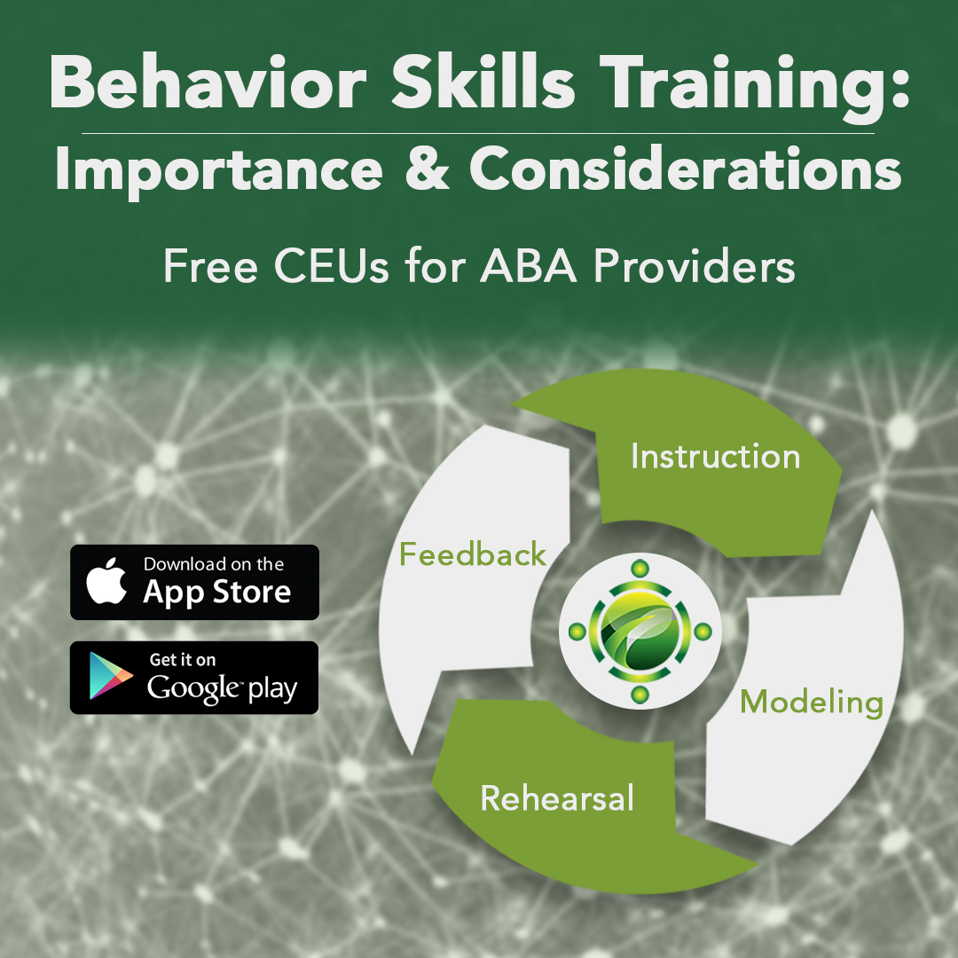 FullSpectrumABA's tweet photo. Get free CEUs for presentations such as 'Behavior Skills Training: Importance &amp; Considerations' from accredited, top-tier experts in the field of ABA therapy.

Download our app from the App Store or Google Play Store today!

Link in bio.

#abatherapy #autism #neurodiversity #ceu https://t.co/JDeqNaCvfu
