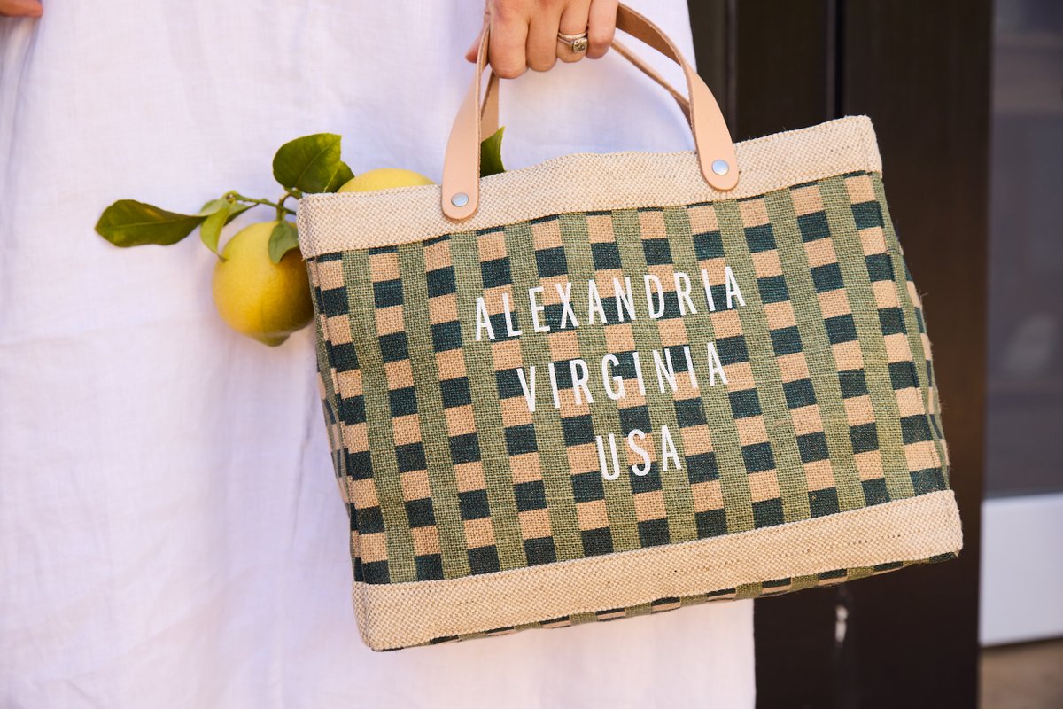 🌱 2 days to go! Our Apolis® Green Gingham MARKET BAG Collection drops June 9th. Get excited!