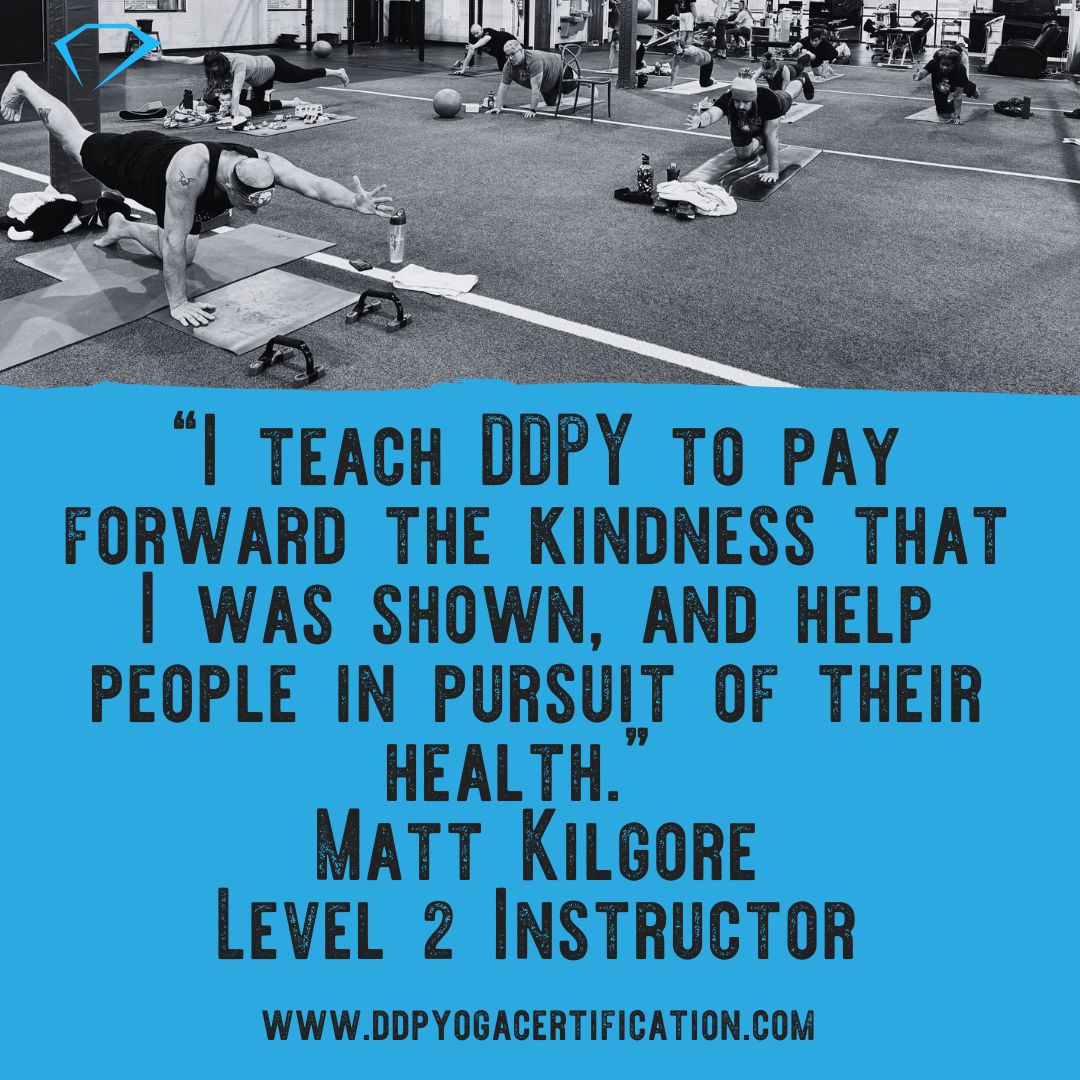 DDPYoga's tweet photo. Want to help change lives? Why not become DDPY Certified to teach in-person classes in your area?
You'll learn how to Pay It Forward from Haydn Walden and Josh Nair!
π π₯
https://t.co/LrLvRWUEf9
#teachDDPY #certified #DDPYworks #DDPYoga #DoSomething https://t.co/PV3pqRanev