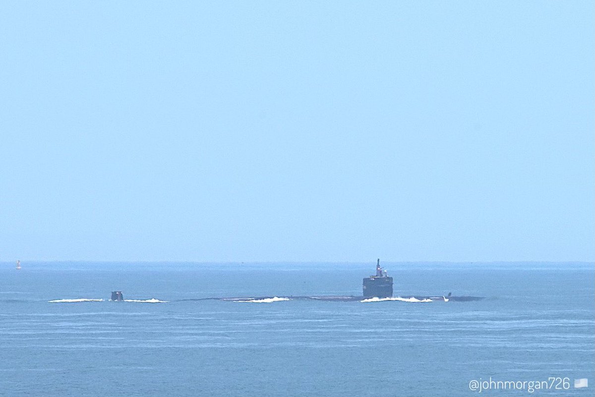 WarshipCam's tweet photo. USS Newport News (SSN 750) Los Angeles-class Flight II attack submarine leaving Norfolk, Virginia - June 7, 2024 #ussnewportnews #ssn750
SRC: TW-@johnmorgan726 https://t.co/iBexENgSwZ