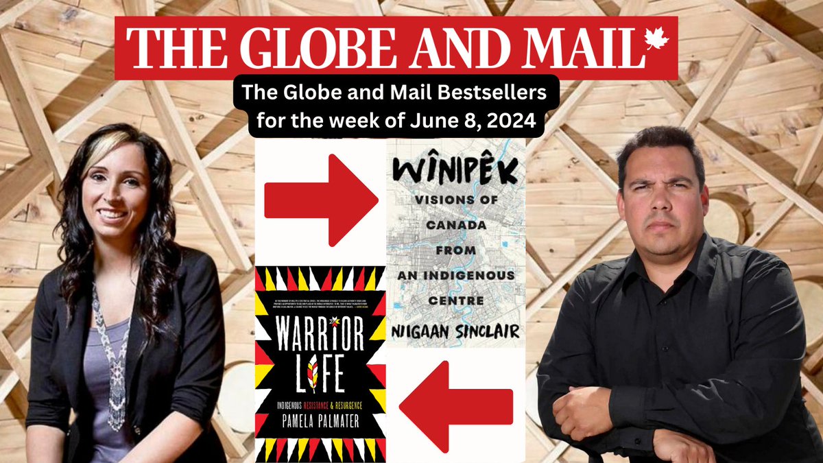 Pam_Palmater's tweet image. Someone pinch me! My Warrior Life book by @fernpub is on @globeandmail Best Seller list for week of June 8th, alongside @Niigaanwewidam book Wînipêk by @PenguinRandomCA Did you know Niigaan wrote the Foreword in my book? #indigenous #firstnations #nativebooks #anishinaabe #mikmaq