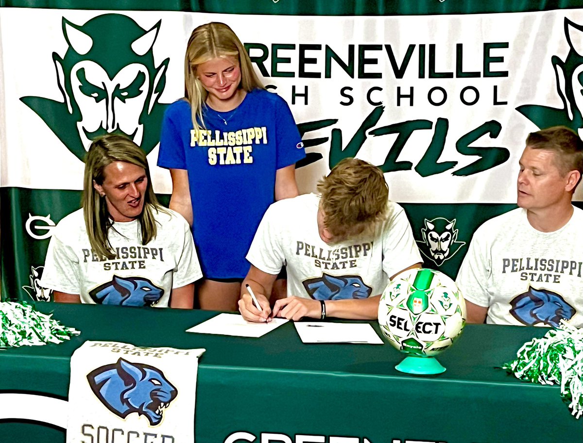 ✒️⚽️ Greeneville Soccer standout, Conner Stayton, signed with Pellissippi State to continue his soccer and academic career today.

Congratulations, Conner!