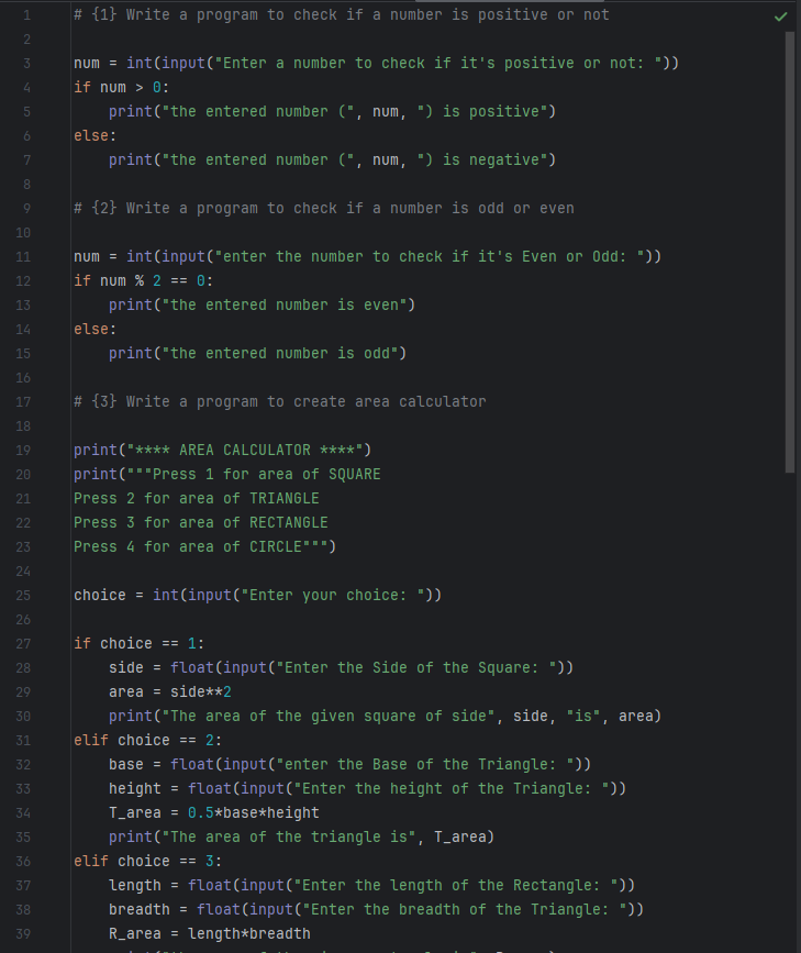 pratham_kshk's tweet photo. 🌟 Exciting News! 🌟

I'm starting my Python journey and will share my daily progress here. Today I learned about:

Comments, Variables, Datatypes
User Inputs, Type Casting
Operators, Operands
Conditional Statements
Check out my basic programs coming soon! 🧠💻 #PythonLearning https://t.co/ODuU1UzvrZ