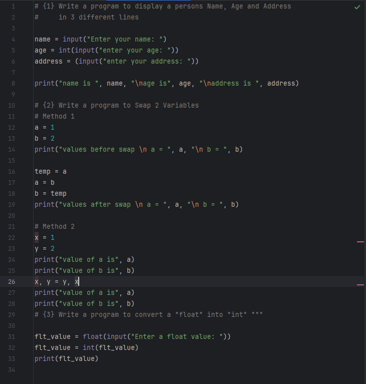 pratham_kshk's tweet photo. 🌟 Exciting News! 🌟

I'm starting my Python journey and will share my daily progress here. Today I learned about:

Comments, Variables, Datatypes
User Inputs, Type Casting
Operators, Operands
Conditional Statements
Check out my basic programs coming soon! 🧠💻 #PythonLearning https://t.co/ODuU1UzvrZ