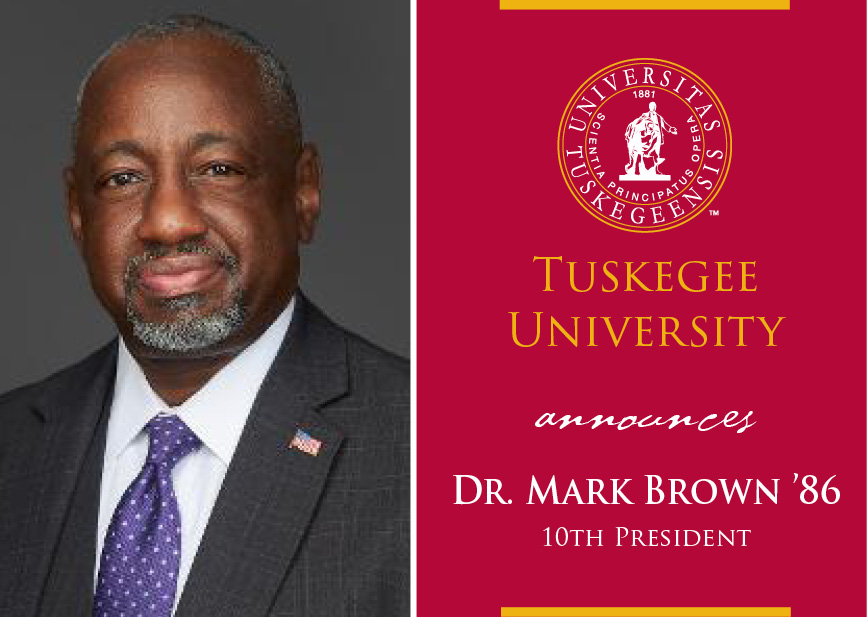 The Tuskegee University Board of Trustees is pleased to announce the appointment of Dr. Mark Brown ‘86 as the university's 10th president and chief executive officer. He will begin his tenure on July 1.
Read more at: tuskegee.edu/news/tuskegee-…