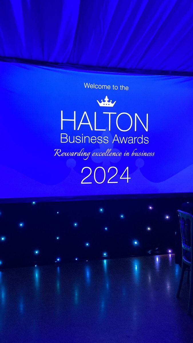 Attending Halton Chamber Business Awards this evening and proud to have been one of the judges <a href="/HaltonChamber/">Halton Chamber of Commerce</a> <a href="/DcblStadium/">DCBL Stadium Halton</a>