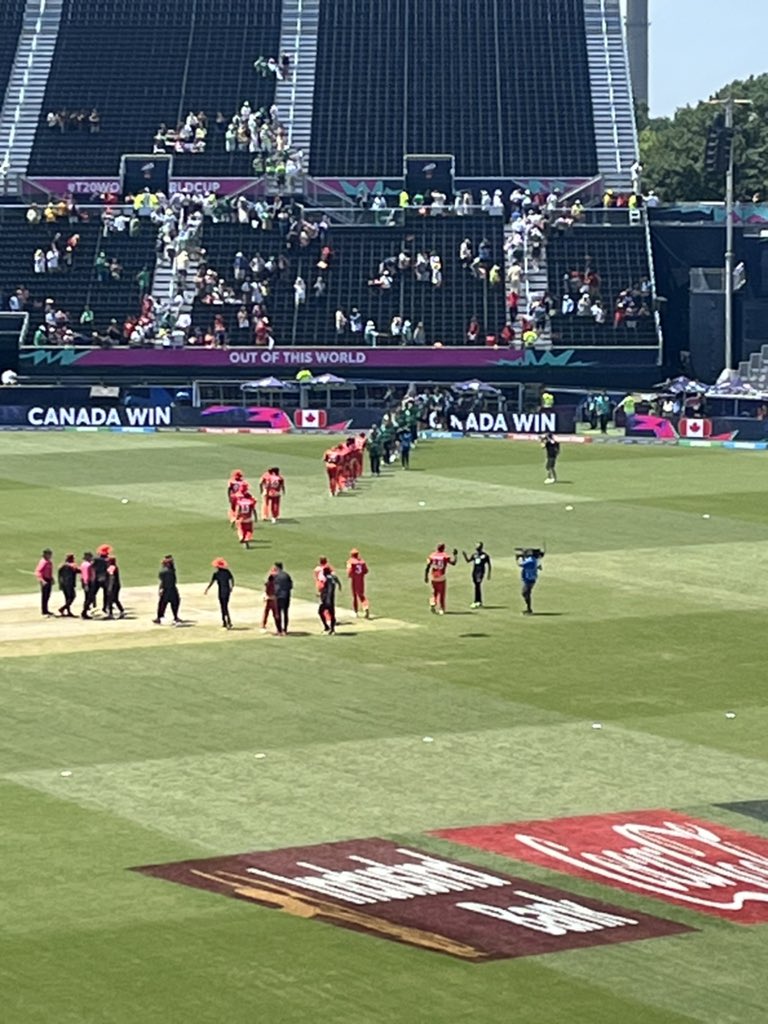 Anorak_CA's tweet photo. I saw Canada win at the cricket!! #T20IWorldCup #CANIRE https://t.co/8wg8WRQWuW