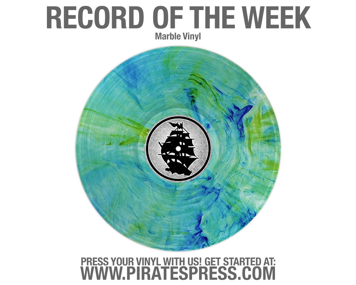 Check out our <a href="/PiratesPressMFG/">Pirates Press MFG</a> Record of the Week! This week's record features deluxe "Algae" Marble vinyl!

Contact a PP rep: piratespress.com/contact/
ROTW blog: piratespress.com/blog
Newsletter: bit.ly/2XreQng